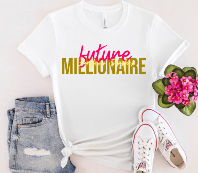 Motivational (Future Millionaire) T-Shirt Design